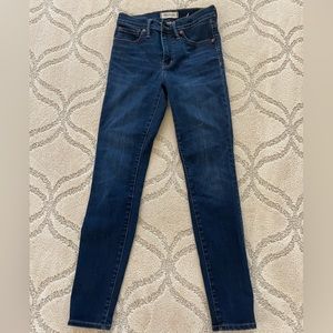 Madewell high rise skinny